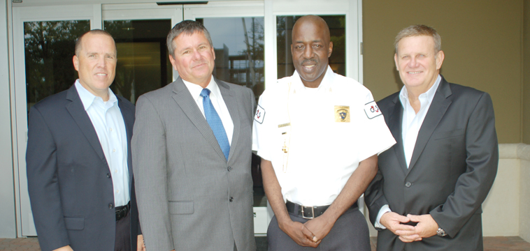 Sgt. Edward Spivie, Security Officer of the Year 2013 From left to right, Geoff Gerks, Senior VP of Human Resources; James Kondziela, General Manager, Williamsville, NY, Office; Sgt. Edward Spivie, Security Officer of the Year 2013; Drew Levine, President G4S Secure Solutions – North America